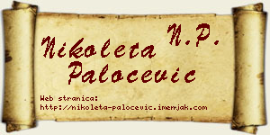 Nikoleta Paločević vizit kartica